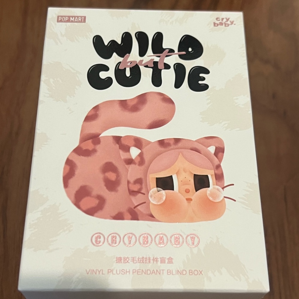 Pop Mart Cry Baby Wild but Cutie Vinyl Plush Pendant Blind Box